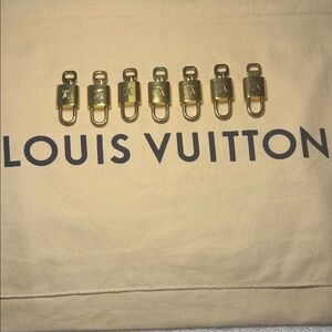 Authentic Louis Vuitton Lock And Key Set, Stamped And Numbered